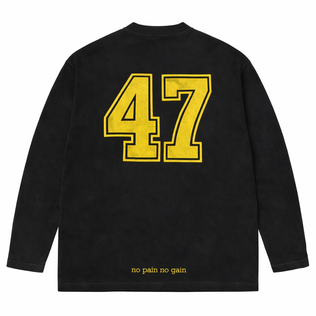 T-shirt a manche longue Street- Noir