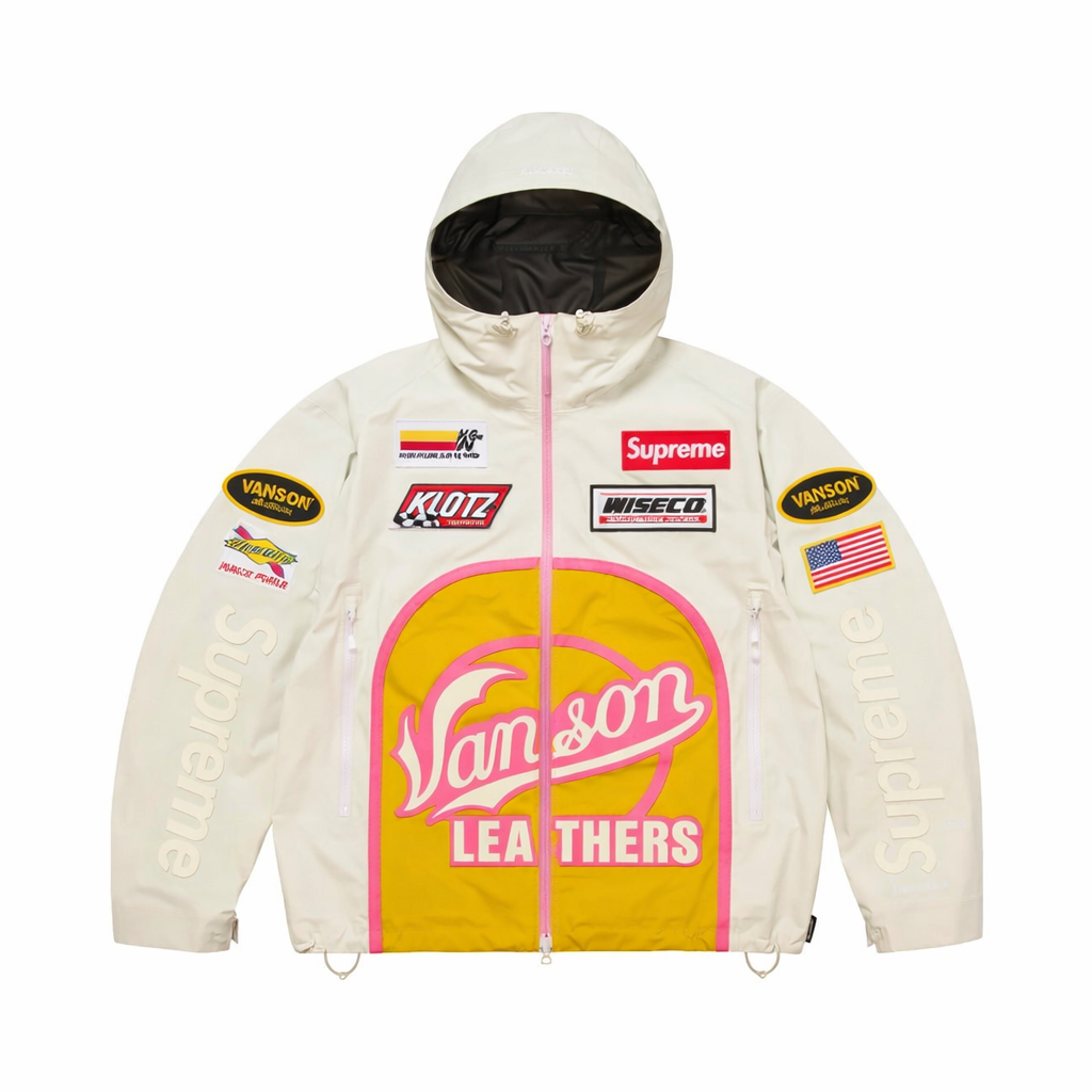 Veste Imperméable- Blanc casé, Rose